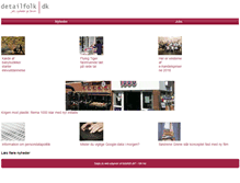 Tablet Screenshot of detailfolk.dk